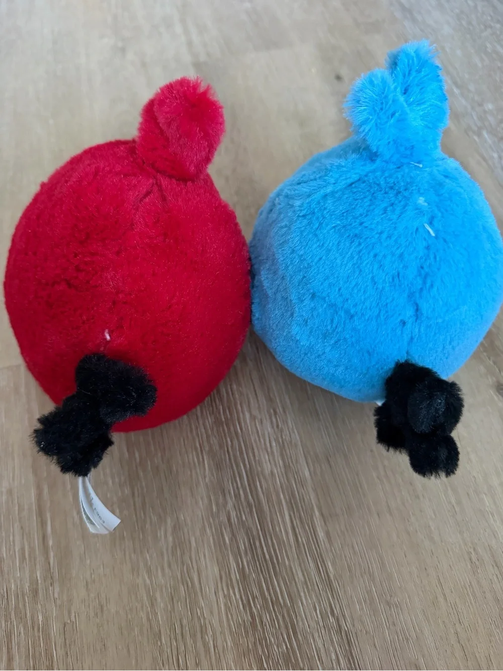 Angry Bird Plush Toy Set - Red & Blue Soft Bird Plush